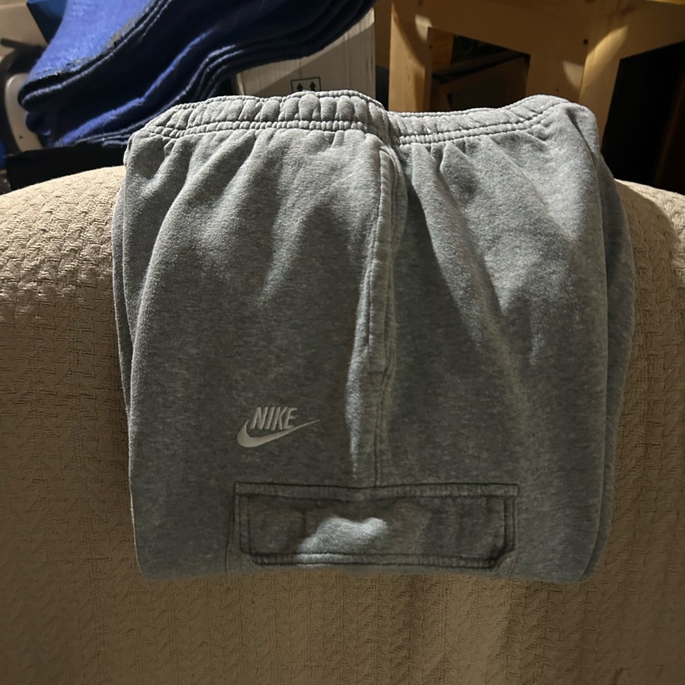 Nike Kids Heather Gray Joggers